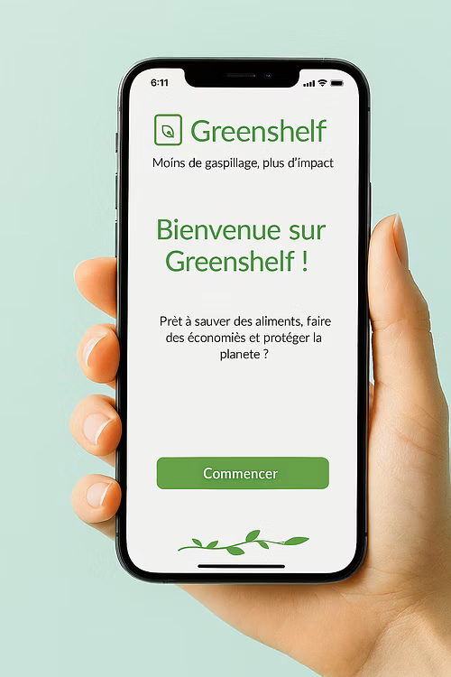 Accueil de l'application